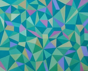 Geometrijska apstrakcija46 100x80 cm